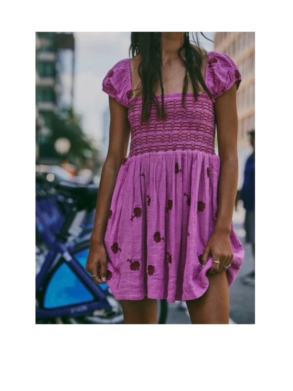 Free People Tory Embroidered Mini Dress - Picture 6 of 12